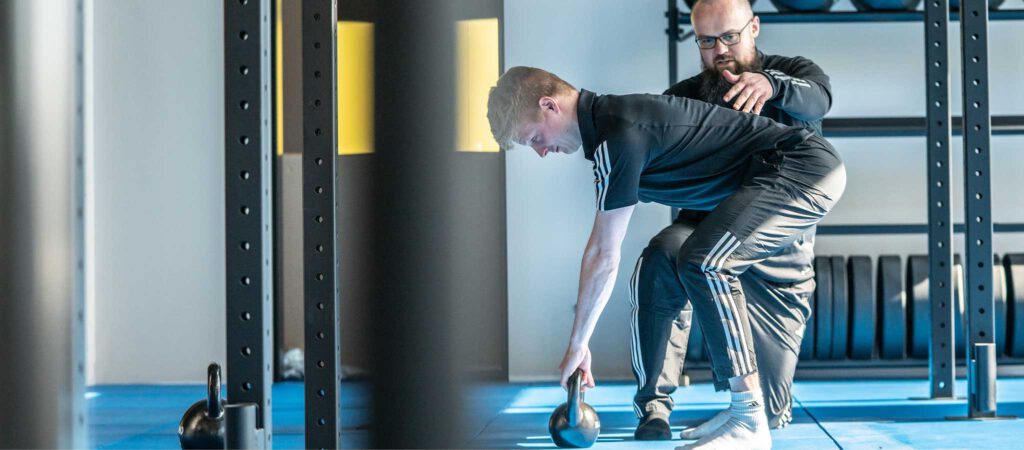 Kettlebell-Training, Workshop mit Coach Christoph Weber in der REHA-diesportstrategen