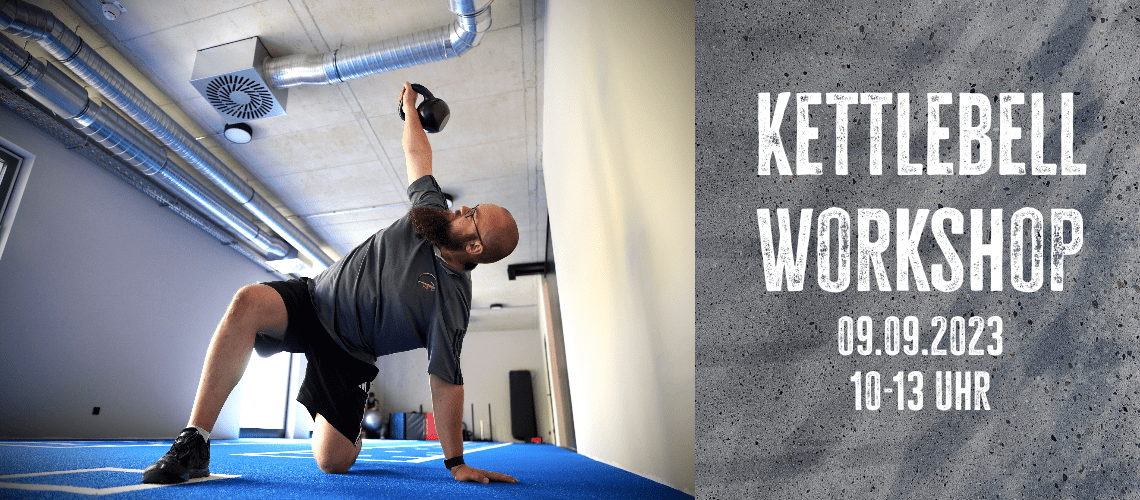 Kettlebell-Workshop mit Christoph Weber am 09.09.2023 von 10-13 Uhr!